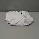 Mutitop Button Down Shirts for Women Long Sleeve Dress Shirts Wrinkle Free Collared Work Office Solid Blouses Corset Tops (Large, All White)