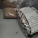 Geniospin King Size Comforter Set- 7 Pieces Boho Bed in a Bag, Western Bedding Set for All Seasons, Reversible Aztec Bedding, Lightweight Comforter Bed Set with Sheets, Pillowcases & Shams (Brown)