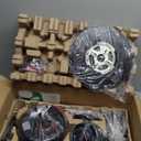 Roomratv 52 Inch Smart Ceiling Fan with Light,App Control,Ultra Silent Reversible DC Motor Fan Remote Control Compatible with Alexa Google homeblack