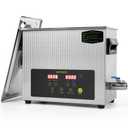 6L Commercial Ultrasonic Cleaner, ECO Mode, Heating, Degas Mode, ECO Energy-Saving Ultrasonic Cleaning Machine Excellent for Labs,Carburetor,Jewelry,Dentures,Automotive & Industrial Parts.