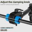 Urban Deco Bike Repair Stand Bench Mount Bike Stand Wall Mounted Bike Work Stand Bicycles Maintenance Rack Bike Clamp for Road Mountain Bike,Road Bike (13.6 inch Curved)
