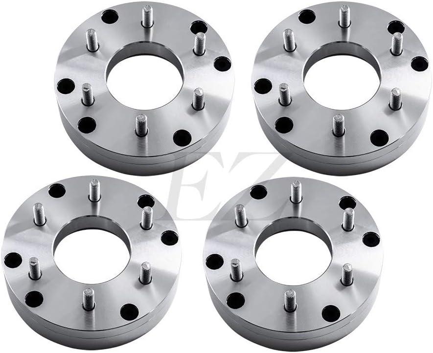EZAccessory 4 Wheel Adapters 8x6.5 to 6x5.5 Fits Early Ford Chevy Dodge Hub & Mount 6 Lug Chevy Toyota Wheels