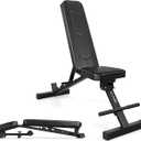 CAP Foldable Adjustable Utility Bench, 6 Positions, 600lb Capacity, Black
6 Backrest Positions, Foldable Design, Thick Box-Stitched Padding, 600lb Capacity, Steel Frame, Non-Slip Feet