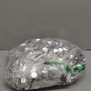 KDTM Sparkly Sequin Long Sleeve Prom Dresses Short Tight Homecoming Dresses for Teens Mini Cocktail Gown (4, Silver)