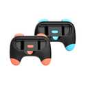 CUIYKAI 2 Pack Grips Kit Compatible with Nintendo Switch2 for Joy Con, One-Touch Quick-Release Design, Wear-resistant Handle Kit for Switch2 Joy Cons Controller, 2 Pack (Red and Blue)