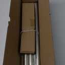 2 Sets Straight Curtain Rods Telescope Size 32"-48", Silver 