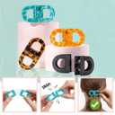 2Pcs Magnetic Hair Clips Strong Hold No-Slip Magnetic Hair Styling Clips,Seamless 2-in-1 Design for Easy Everyday Hairstyles,Clip No Crease,Gentle on All Hair Types Strong Hold