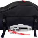 Winch Cover, High Quality UV-resistant Waterproof Winch Protective Cover, Indoor/Outdoor Winch Accessories, Weather Resistant Dust Cover for Electric Winches 8000-12000 lbs up to 13500 lbs (black)