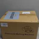 WICHEMI Chocolate Melting Pot Chocolate Tempering Machine Commercial Electric Chocolate Melter Fondue Pot for Chocolate, Butter, Cheese, Cream, Candy, Milk, Coffee, Desserts (Single Pot)