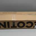 Tripod Easel TV Stand for 43 to 65 Inch LCD LED OLED Screen, Height Adjustable and Swievel TV Stand, Portable Corner TV Floor Stand with Wooden Tray, VESA 400x400mm, Minimalist Black Walnut