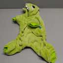 Dinosaur Dog Costume, Winter Dog Pajamas for Small Dogs, Warm Puppy Hoodies, Blue Cold Weather Coat for Cat, Warm Pet Clothes for Christmas Halloween. (Green-2, Large)