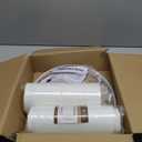 Set of 2 Pure White Linen Drum Lamp Shade 13" Top x 13" Bottom x 10" High (Spider) Contemporary Lamp Shades for Table Lamps & Bedside Lamps Replacement Lampshade - GO&SO - Assembly is Required