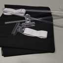 LazBlinds 100% Blackout Roller Shades, No Tools No Drill Cordless Blinds for Windows, Thermal Insulated UV Protection Privacy Window Shades for Bedroom (36''W x 72''H, Black)