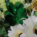 20 Inch St. Patrick's Day Wreath, Lucky Clover Front Door Wreath with Green Lucky Sign & Bow, Green Wreath for Home Porch Walls, Fireplaces, Courtyards Decor St. Patrick's Day Party Decor 