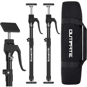 Third Hand Support Pole Heavy Duty, Cabinet Jacks for Installing Cabinets with 200 LBS Capacity and Expand from 23-3/5 to 45-3/10 IN, 2-PC