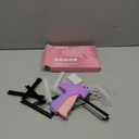 Stitch Gun for Clothes - Handheld Stitch Gun Quick Clothing Fixer - Tagging Gun - Includes 6 Needle, 1000 Black Fasteners & 1000 White Fasteners (Pink/Orange) (Purple)