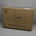 Sifting Stainless Steel Cat Litter Box for Clay & Pine Pellets