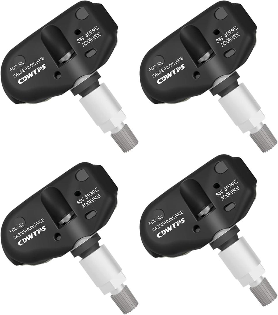 CDWTPS TPMS Sensor,315MHZ Tire Pressure Monitor System for Acura| Honda 4-Pack Replaces#06421-S3V-A04 42753-SHJ-A53