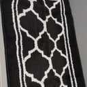 Buganda Indoor Door Mat, Dirt-Resistant and Absorbent Doormat, Anti-Slip, Low Profile Floor Mats for Inside Entryway, Front, and Back Door Entrance (32x20 Inches, Black)