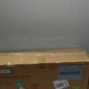 Set of 2 Christmas Trees with Lights 4-FT Artificial Potted Porch Snow Flocked Christmas Tree Battery Powered with 8 Modes and Timer for Indoor Outdoor