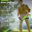 Electric Weed Wacker,21V Lightweight Cordless Weed Eater with Metal Blade