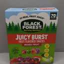 Black Forest Juicy Burst Fruit Flavored Snacks, Mixed Fruit Flavors, 0.8 oz 70 count (BBD FEB 26 2026)