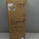 Glitzhome Farmhouse Lanterns Decorative Indoor, 2 Pack Wood/Metal Decorative Candle Lanterns, Vintage Lantern Decor Large Floor Lanterns for Home Decor, Brown (No Glass) (Diamond Black)