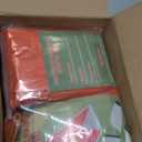 6 Pack 82.7" x 49.2" Emergency Sleeping Bag Emergency Thermal Blanket for Maximum Warmth & Security Survival Bivvy Sack Blanket with Whistle Bags for Outdoor Camping Hiking (Orange)