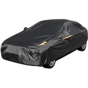 UV Protection Car Cover Windproof Dustproof Scratch Resistant Outdoor Universal Full Car Covers for Sedan S (B4-Fit Sedan-Length Up To 177 inch)