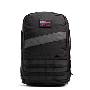 GORUCK Rucker 4.0 20L Black - Purpose Built Rucking Backpack, Military Weight Training Rucksack w/Ruck Plate Pocket and Extra Padded Straps