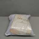 White Tulle Round Tablecloth for 60 inch Tables, Spandex Fitted 5FT White Round Table Covers with Tulle Skirt for Baby Shower Wedding Birthday Party Cake Banquet Table Decoration