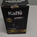 Kaffe One-Touch Coffee Grinder Electric w/Cleaning Brush (3 oz) - Coffee Grinders for Home Use - Up to 12 Cups of Coffee per Grind - Easy On/Off Coffee Bean Grinder - Black