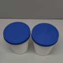 BALCI - Premium Ice Cream Containers (2 Pack - 1 Quart Each) Perfect Freezer Storage Tubs with Lids for Ice Cream, Sorbet and Gelato! - Blue