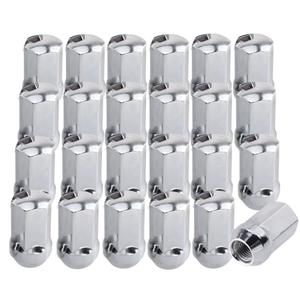 Set of 24 M14x1.5 Lug Nuts Comptible with Replacing Silverado Tahoe Suburban Tahoe Sururban Escalade Xt6 Xt5, 7/ 8 Hex 1.77-Inch OEM Factory Style Large Acorn Socket Lug Nuts