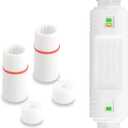 SinLoon IP67 Waterproof PoE Extender 100m/250m Extension 10/100Mbps Outdoor PoE Repeater RJ45 Ethernet Extender for IP Camera Plug and Play (White)