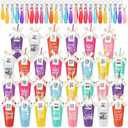 SiliFine 30 Sets CNA Week Appreciation Gifts Bulk 2026 24 oz Nurses Plastic Tumbler with Lid and Straw Nursing Cups Keychain Card for Graduation Nurse Student Assistant Medical Staff Women(Elegant), Medium