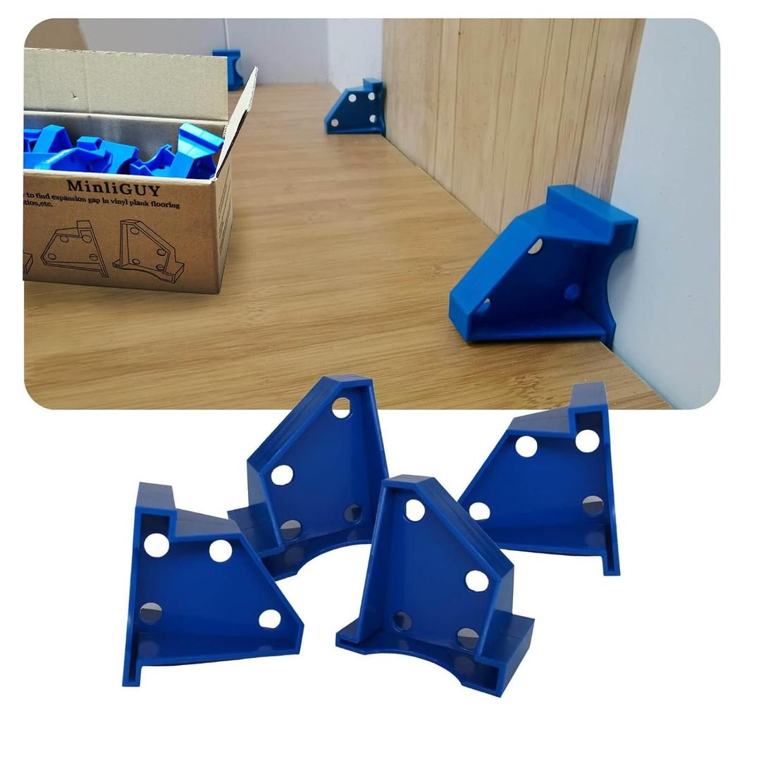 1/2" & 1/4" Flooring Spacers, 40Pcs ABS Triangle Tool for Vinyl Plank/LVP/Engineered Hardwood/Laminate Wood/Tile Flooring