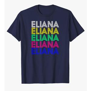 Personalized First Name Retro Vintage Style T-Shirt,2XL