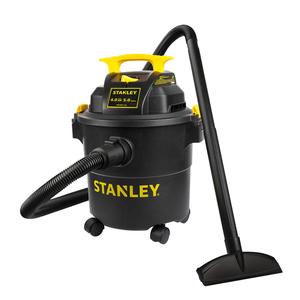 STANLEY Shop Vac SL18115P, 5 Gallon Peak 4 Horsepower Wet Dry Vacuums, Blower 3 in 1 Functions 15 Feet Cleaning Range for Garage, Carpet Clean, Shop Cleaning, Car Detailing with Attachments (Black)
