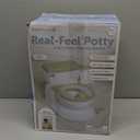 Real Feel 2-in-1 Potty with Wipes Storage, Flushing Sounds & Disposable Liners - Realistic Toilet - Easy to Clean & Assemble - Jool Baby (Sage)
