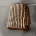 BSICPRO Bathroom Rugs, Bath Mat Rug for Bathroom Non Slip 17 x 24 Inches Water Absorbent Chenille Floor Machine Washable (Coconut Brown)