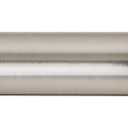 Ivilon Tension Curtain Rod - Hexagonal Spring Tension Rod for Windows or Shower, 24 to 36 Inch, Brushed Nickel
