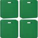 PATIKIL Stadium Seat Cushion, 8 Pack Hard & Strong Foam Bleacher Cushion Portable Seat Pad Outdoor Seating for Spectating Sport Camping (Green)