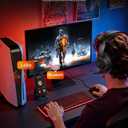 acer Wireless Gaming Headset, PS5 Headset with 2.4GHz for Ps5, Ps4, PC, Switch, Bluetooth 5.3 + 100Hrs Gaming Headphones with Noise Canceling Mic for Laptop, Mobile, Mac, 50mm Drivers (Blackpink)