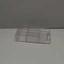 Yieach 2.2'' Tall Acrylic Clear Stackable Storage Drawer Organizer, 8 Pack Desk Organization and Storage, Plastic Office Supply Organizer, Drawer Storage Organizer for Makeup, Accessory, Pen, Art Crafts