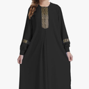 GYQMBT Long Sleeve Muslim Dress for Abaya,Islamic Clothes,Prayer Clothes Robe. Size 140