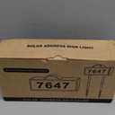 Solar Address Signs for Yard, Solar Powered Address Sign with Warm White & Cold White, IP65 Waterproof Solar House Numbers for Outside, LED Illuminated Plaques Wall Mounted & In Ground