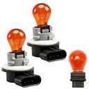 2 PCS Front Turn Signal Light Socket with Bulbs Compatible with Ford Series Focus Explorer F150 Mustang Explorer F250 Super Duty 1999-2003/ E-Series 1992-2004 Replace# F1TZ-13411-F F17B13411AB