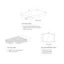 American Baby Company 28" x 52" 100% Natural Cotton Jersey Knit Toddler/Crib Sheet Set 3-Piece Soft & Breathable Crib/Toddler Bedding Set, White, for Girls and Boys
