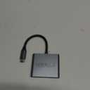 USB C to Dual HDMI Adapter 4K@60hz, Type C to HDMI Splitter Extended Display for MacBook/MacBook Pro Air Dell XPS13/15, Samsung Galaxy S9/S9+ [MST Mode (Extended displays) Only for Win OS]